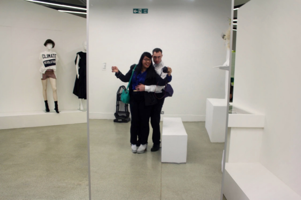 June Sees (June Chanpoomidole) taking a selfie with Robert at Design Museum.jpg